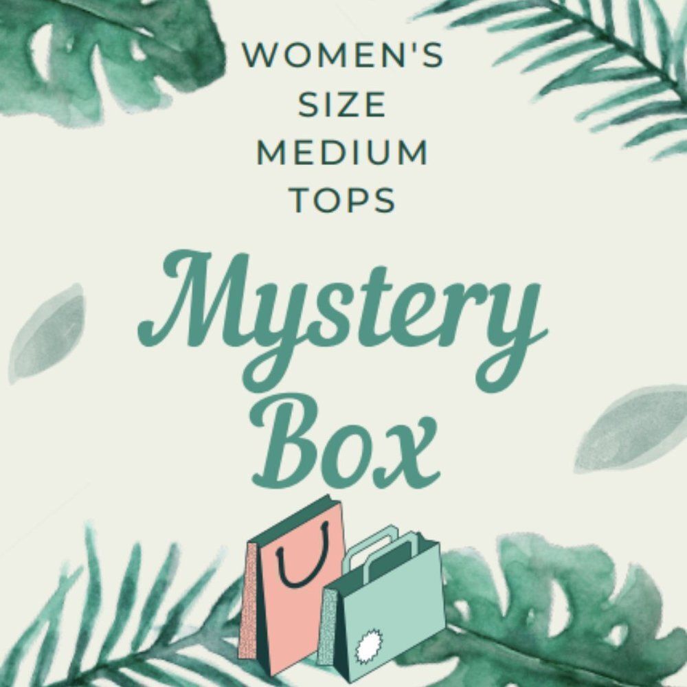 Mystery Box Bundle: Four Size Medium Women's tops for $30 and $4.99 shipping